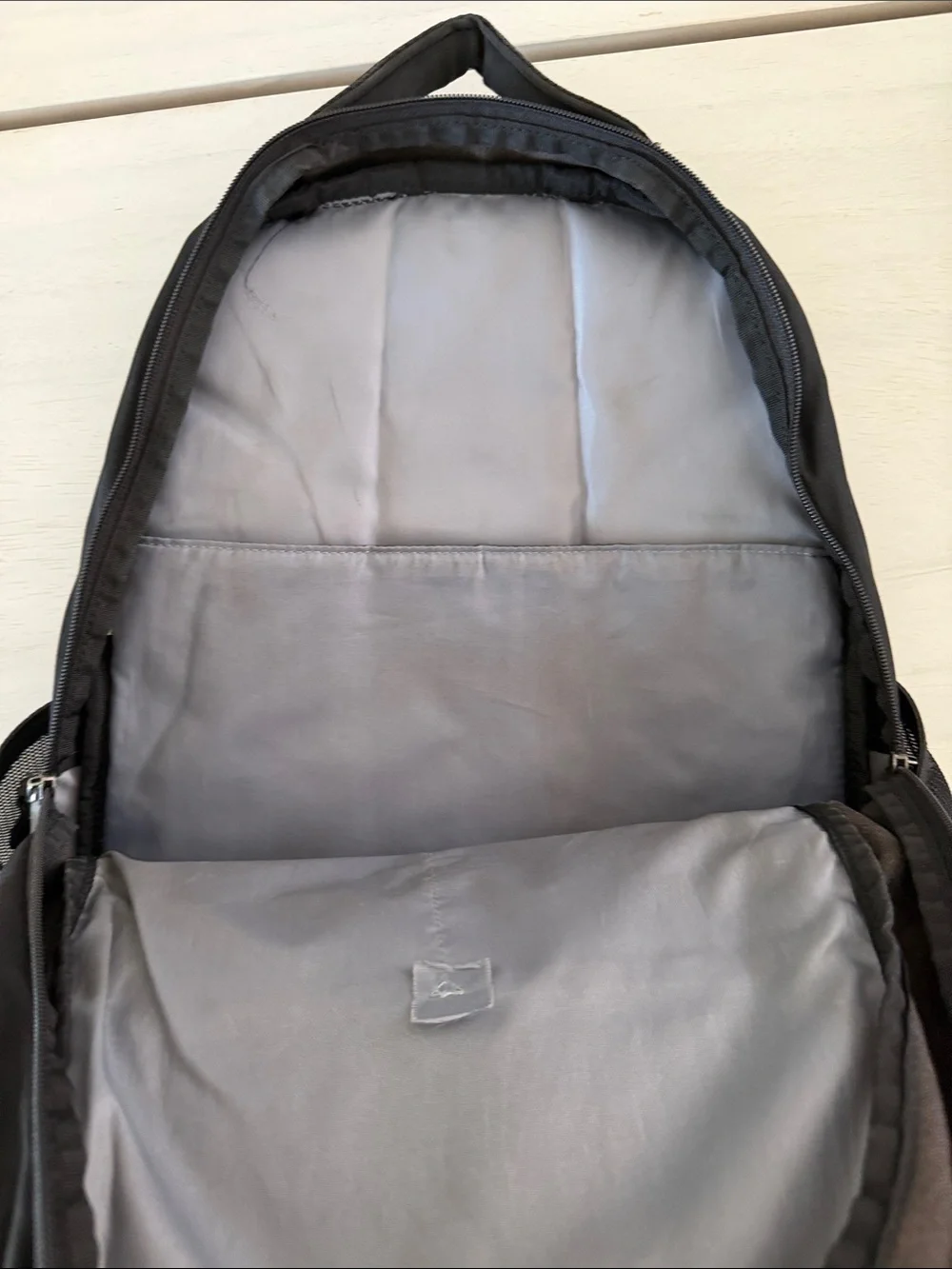 Under Armour Black and Gray Logo Backpack